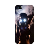 Gas Mask Girl Mobile Cover For Apple iPhone 5