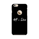 off-Line Wallpaper Mobile Cover For Apple iPhone 6 with Apple Hole