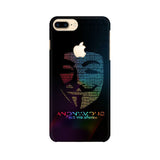 Anon Hackers Mobile Cover For Apple iPhone 7 Plus with Apple Cut