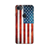 USA Flag Mobile Cover For Apple iPhone 7 with Apple Cut