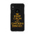 Keep Calm and Carry On Mobile Cover For Apple iPhone X With Hole