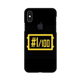 #1/100 Mobile Cover For Apple iPhone X With Hole