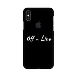 off-Line Wallpaper Mobile Cover For Apple iPhone X With Hole