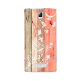 Wood Style Mobile Cover For Lenovo A2010