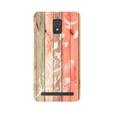 Wood Style Mobile Cover For Lenovo A6600