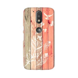 Wood Style Mobile Cover For Moto G4