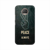 Always Peace Mobile Cover For Moto G5s Plus