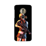 Mask Girl Mobile Cover For Moto G6 Play