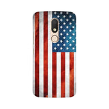 USA Flag Mobile Cover For Moto M