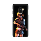 Mask Girl Mobile Cover For Samsung A8 (2018)