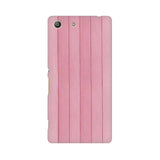 Pink Wood Mobile Cover For Sony Xperia M5