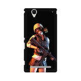 Mask Girl Mobile Cover For Sony Xperia T2 Ultra