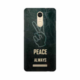 Always Peace Mobile Cover For Xiaomi Redmi Note 3