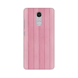 Pink Wood Mobile Cover For Xiaomi Redmi Note 4X